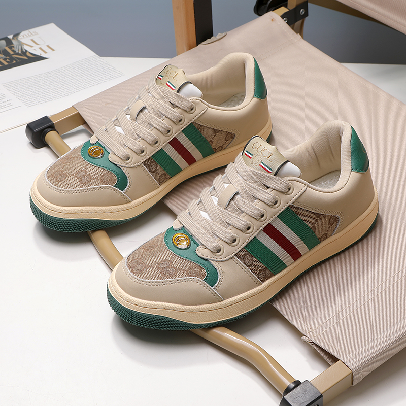 GUCL酷奇经典脏脏鞋脏鞋轻奢百搭潮流男女同款休闲运动鞋复古潮品