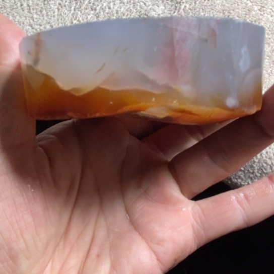 定制玛瑙旋***兹定制天然玛瑙手镯65圈口