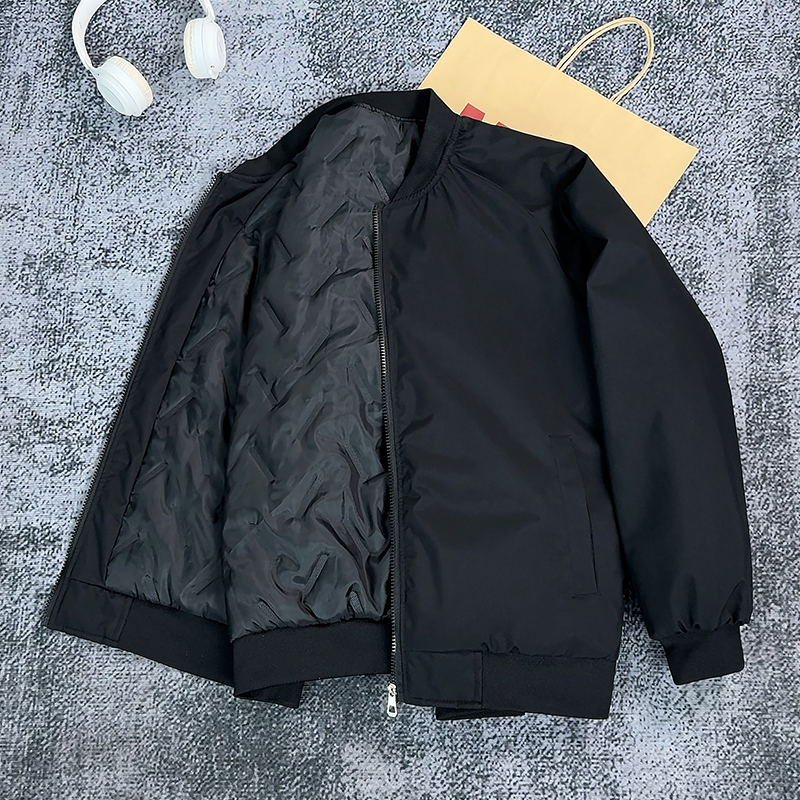 男士秋冬季2025新款轻薄棉衣宽松棉服保暖棉袄棒球领休闲美式外套