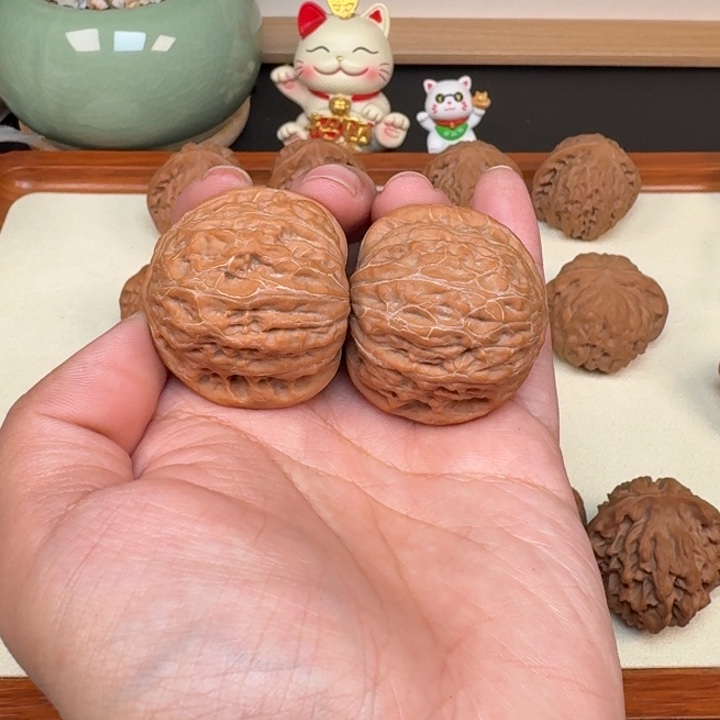 楓***财把件文玩核桃全品铁锤38