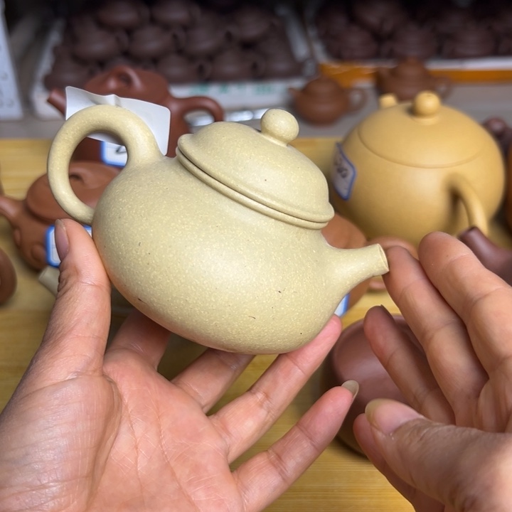 紫砂茶壶本绿瑕疵220