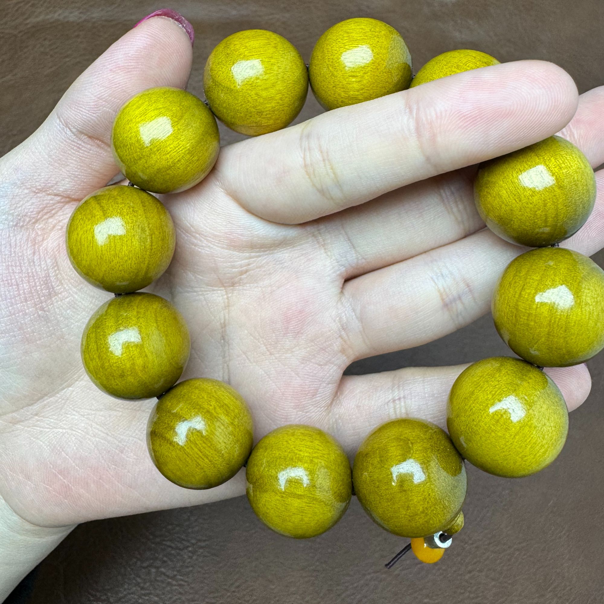 m-aa042黄花梨精选单圈手串