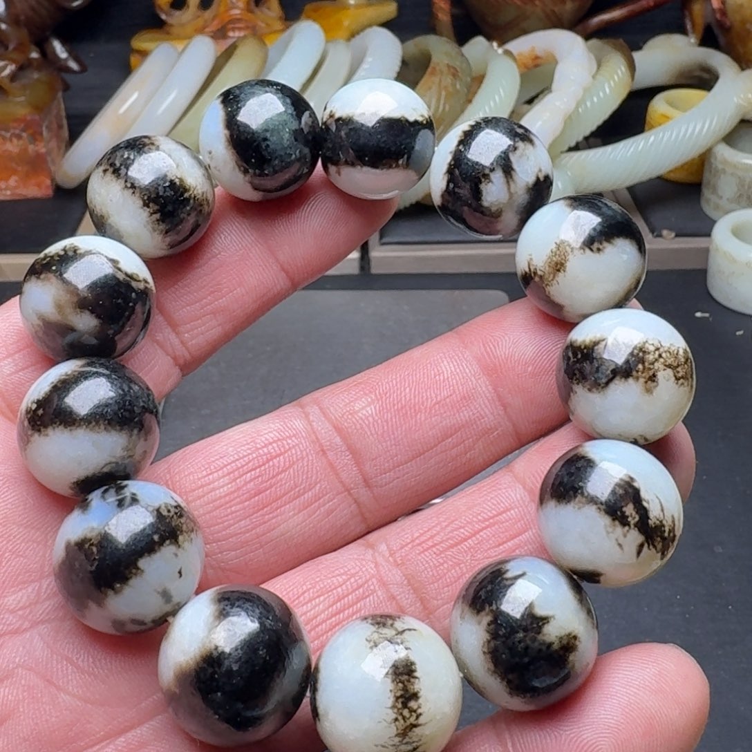 和田玉手链未镶嵌