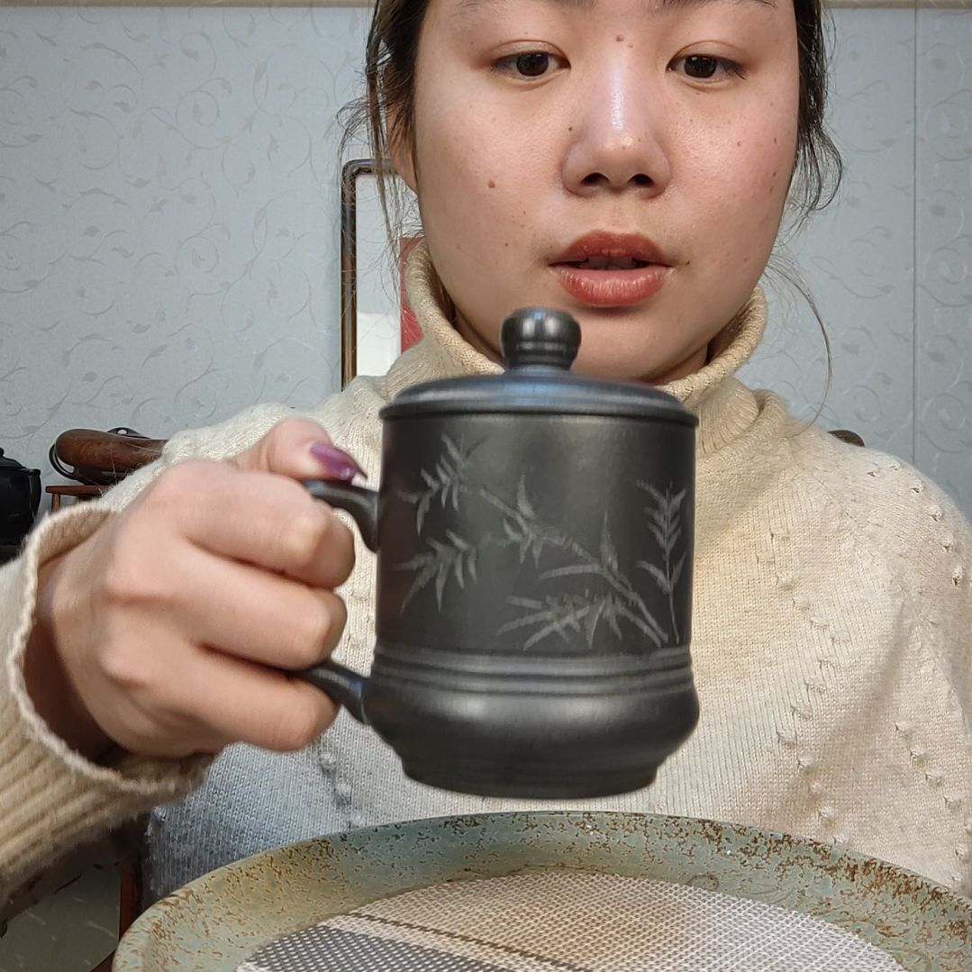 朱泥茶壶盖杯280毫升