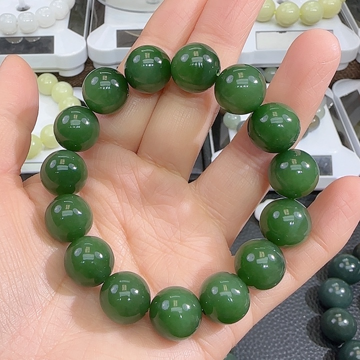 和田玉手串未镶嵌