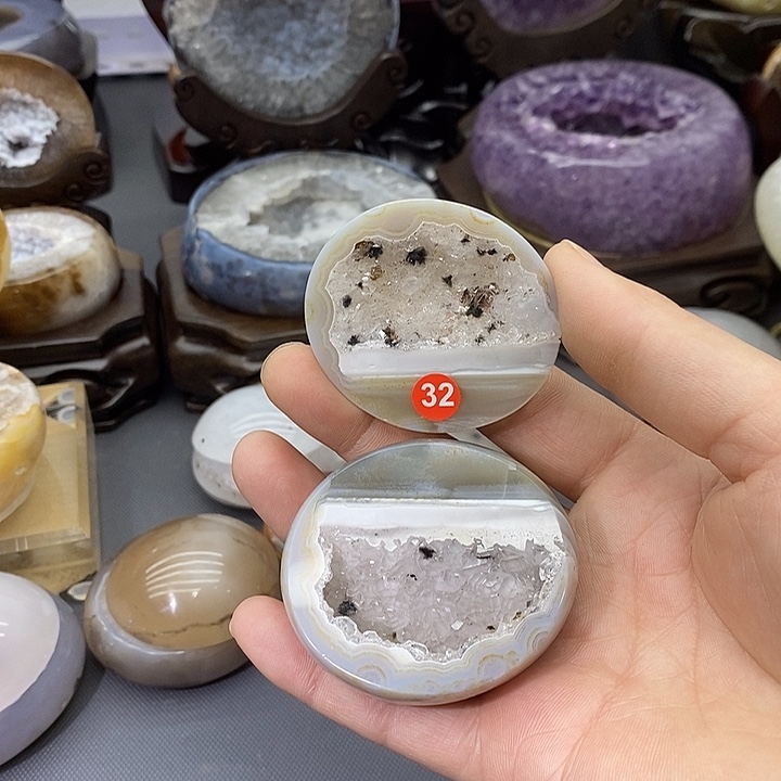 摆件紫晶未镶嵌聚宝盆