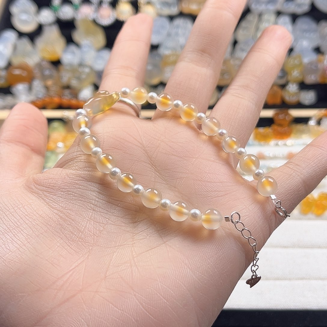 玛瑙/玉髓手镯合金?****