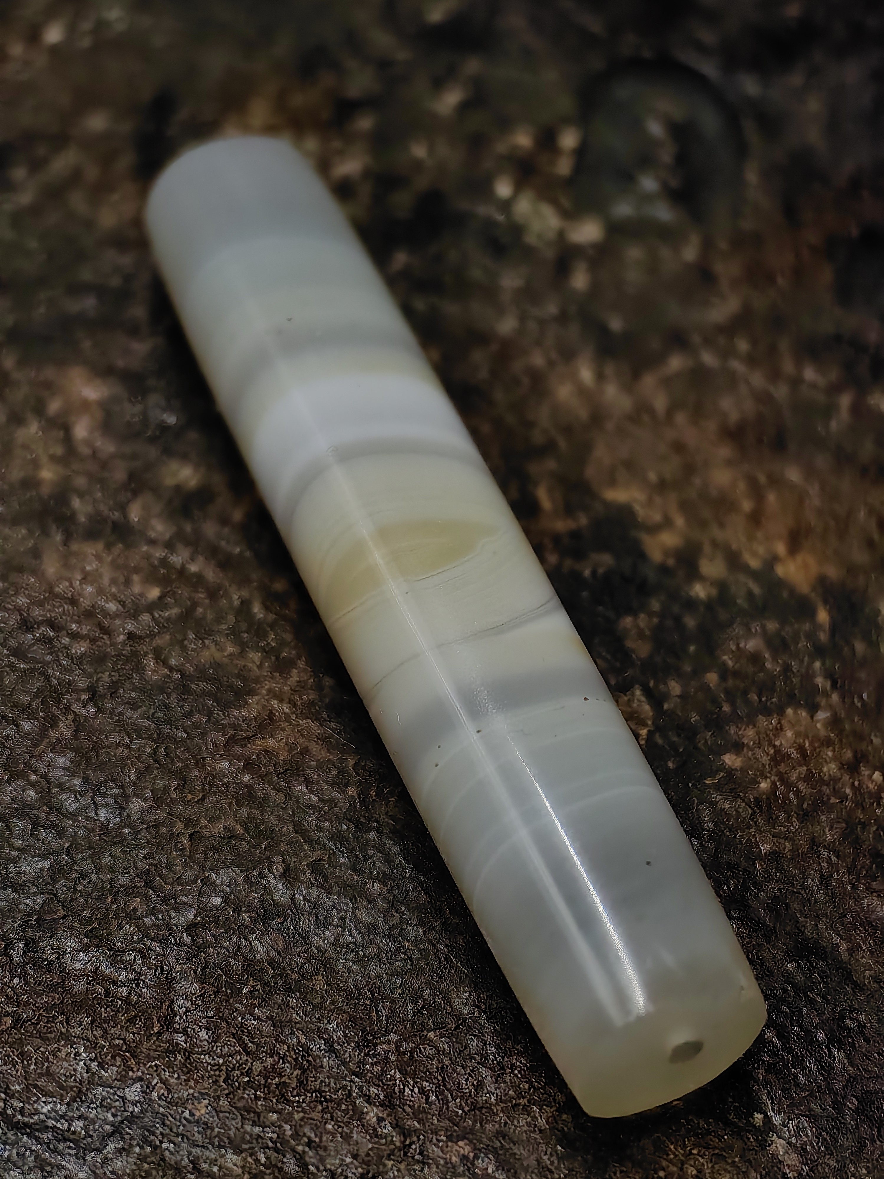 非金属珐琅吊坠 大尺寸泰系满沁佛眼缠丝管珠