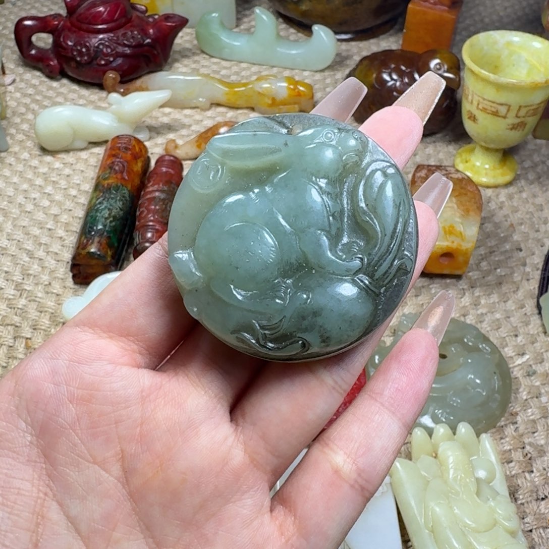 吊坠白玉菩提挂件