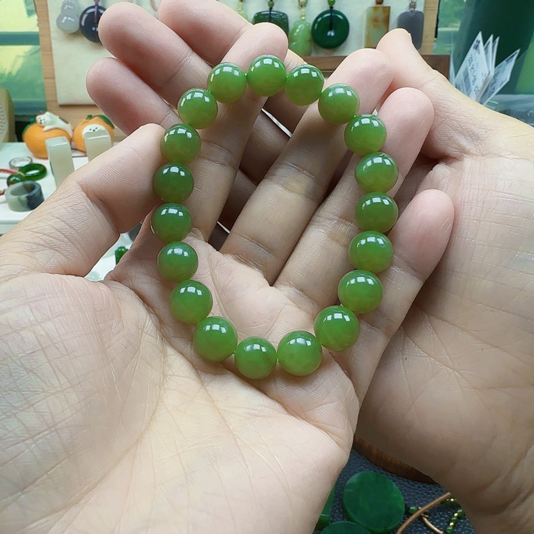 和田玉未镶嵌手串