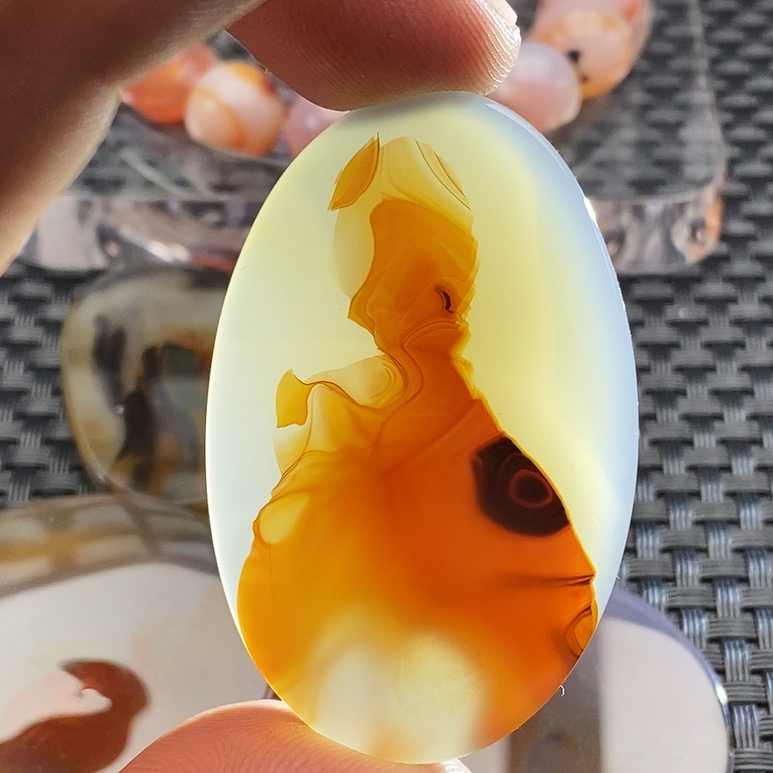 妖***玖玛瑙/玉髓未镶嵌吊坠(不含链)