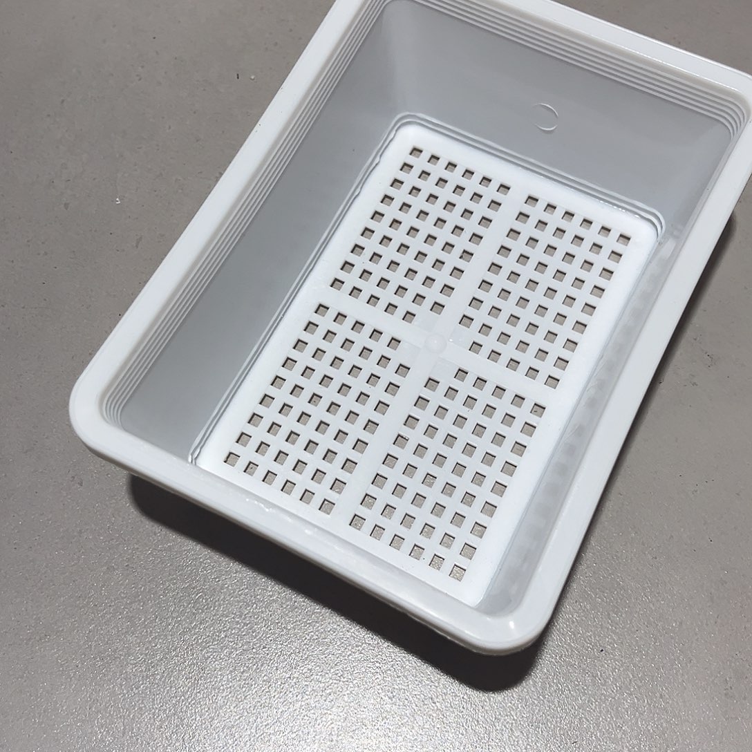 小号育苗框13×18×6.5白色10个无托