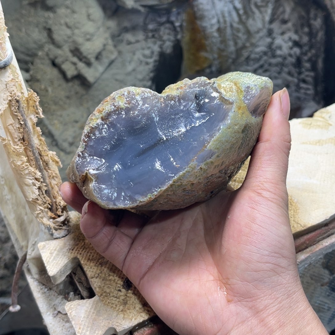 老***狼定制玛瑙天然玛瑙手镯原石