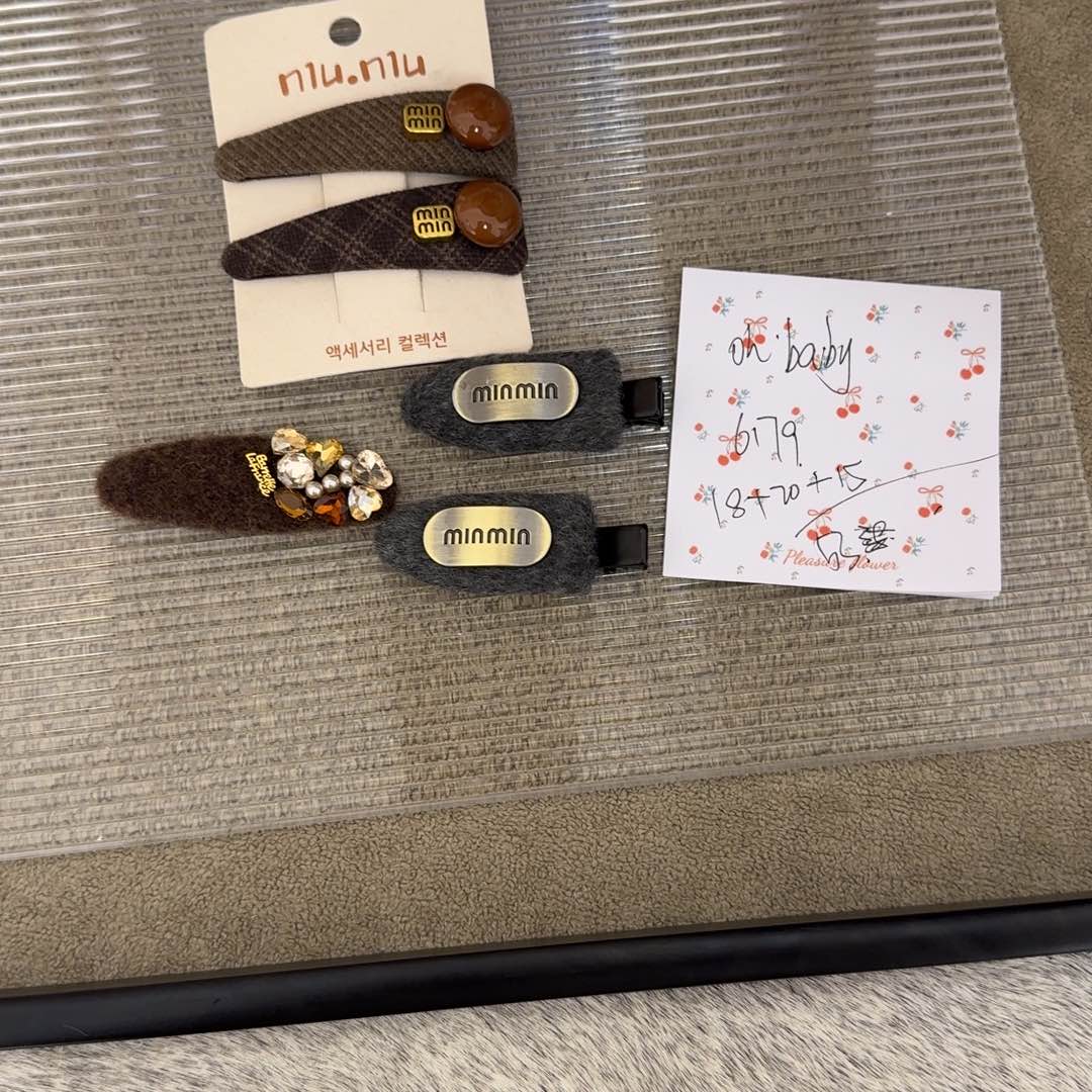 皮质铁合金发夹发夹