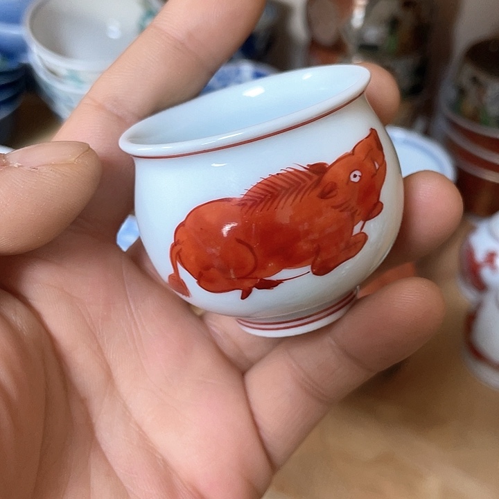 瓷片007 一人直播，看品直播间说序号