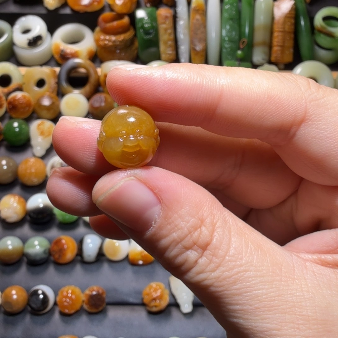 和田玉配饰未镶嵌平**淡