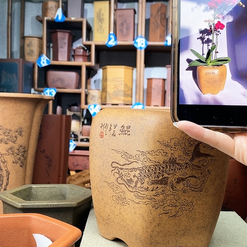 【闪购商品】紫砂鲲鹏刻绘