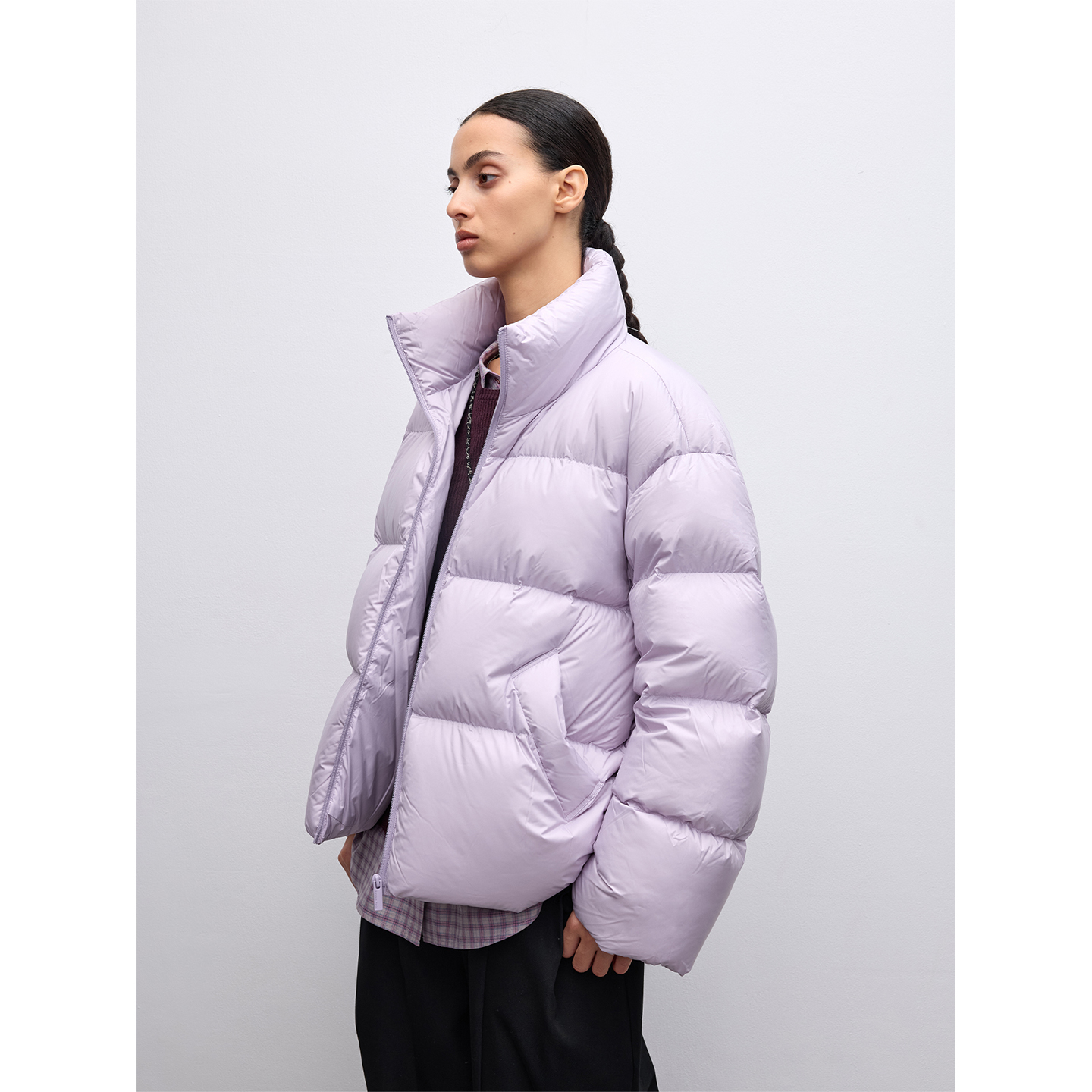 RandomPiece25新品 黄金6小时白鸭绒 面包服零压廓形泡芙羽绒服冬