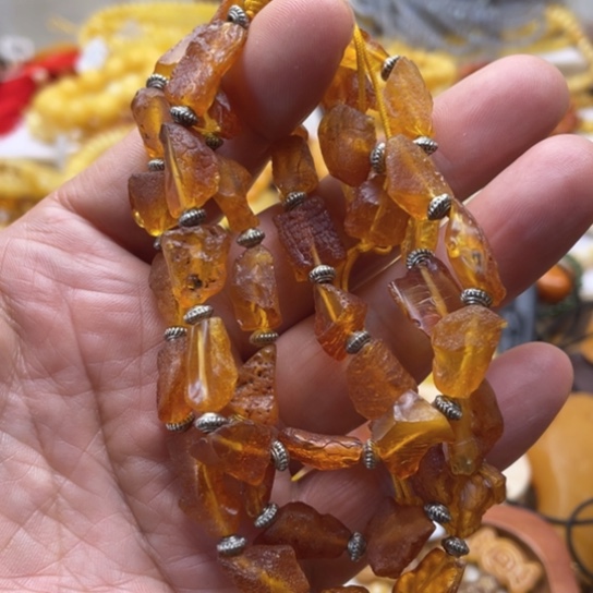 未镶嵌蜜蜡手串手串