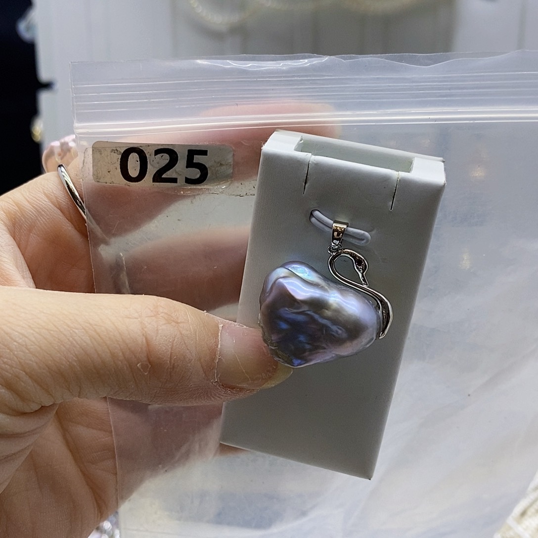 颈饰合金淡水珍珠