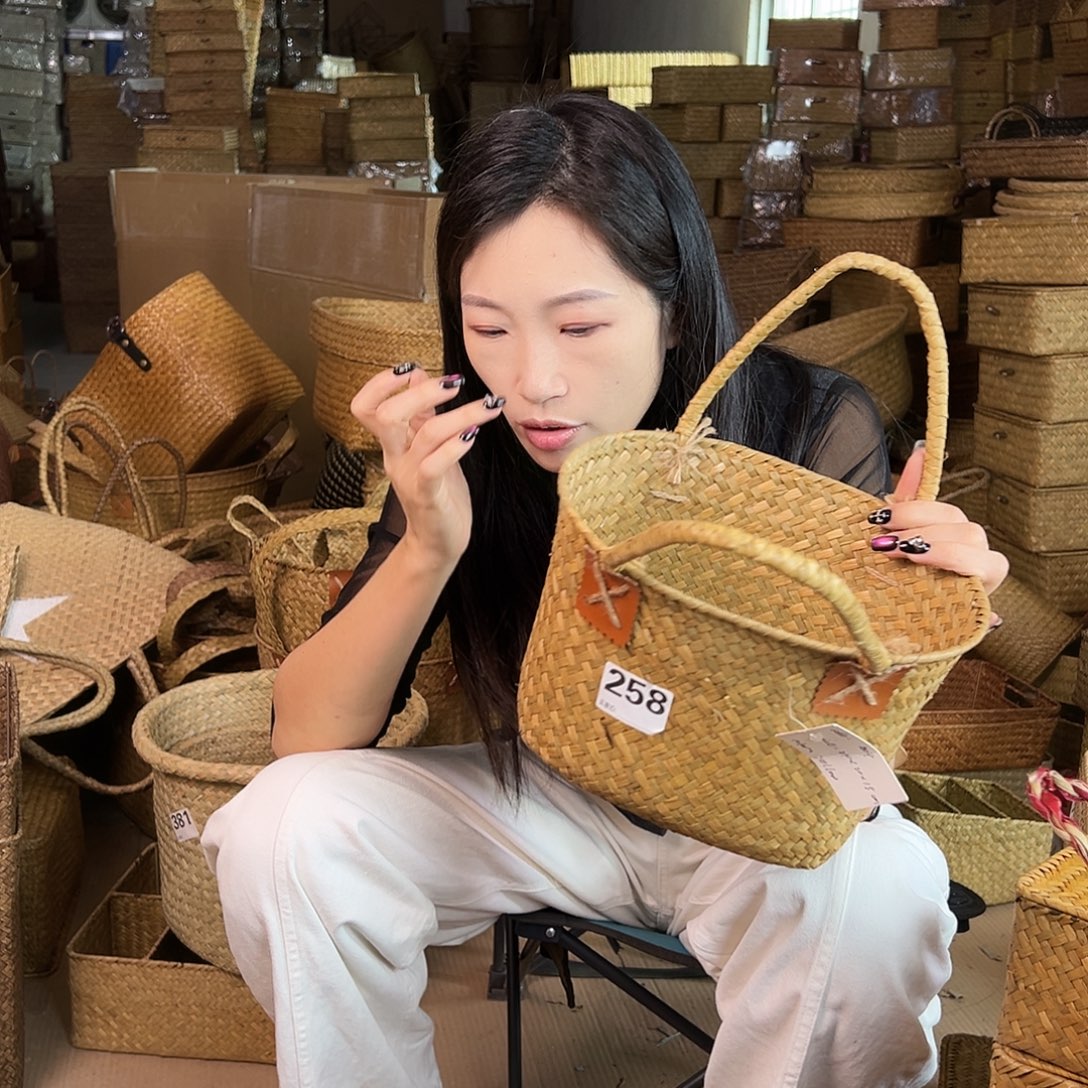 草编草编包/草编收纳盒微瑕疵