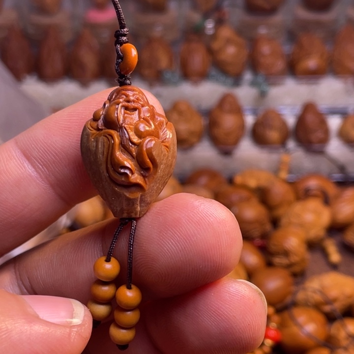 橄榄核手串/手链桃财神