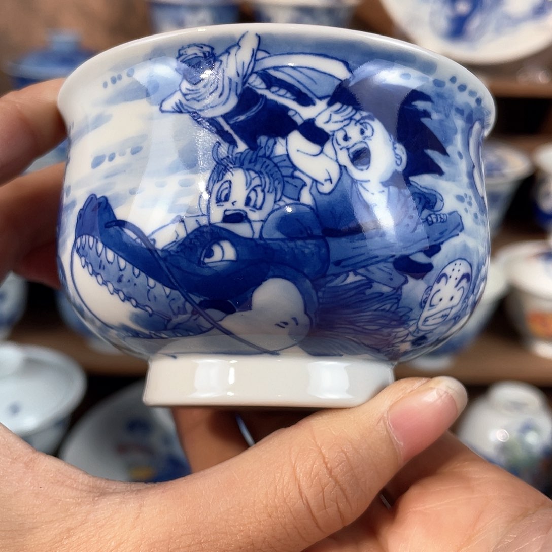 泥藝瓷梦七龙珠炉式杯