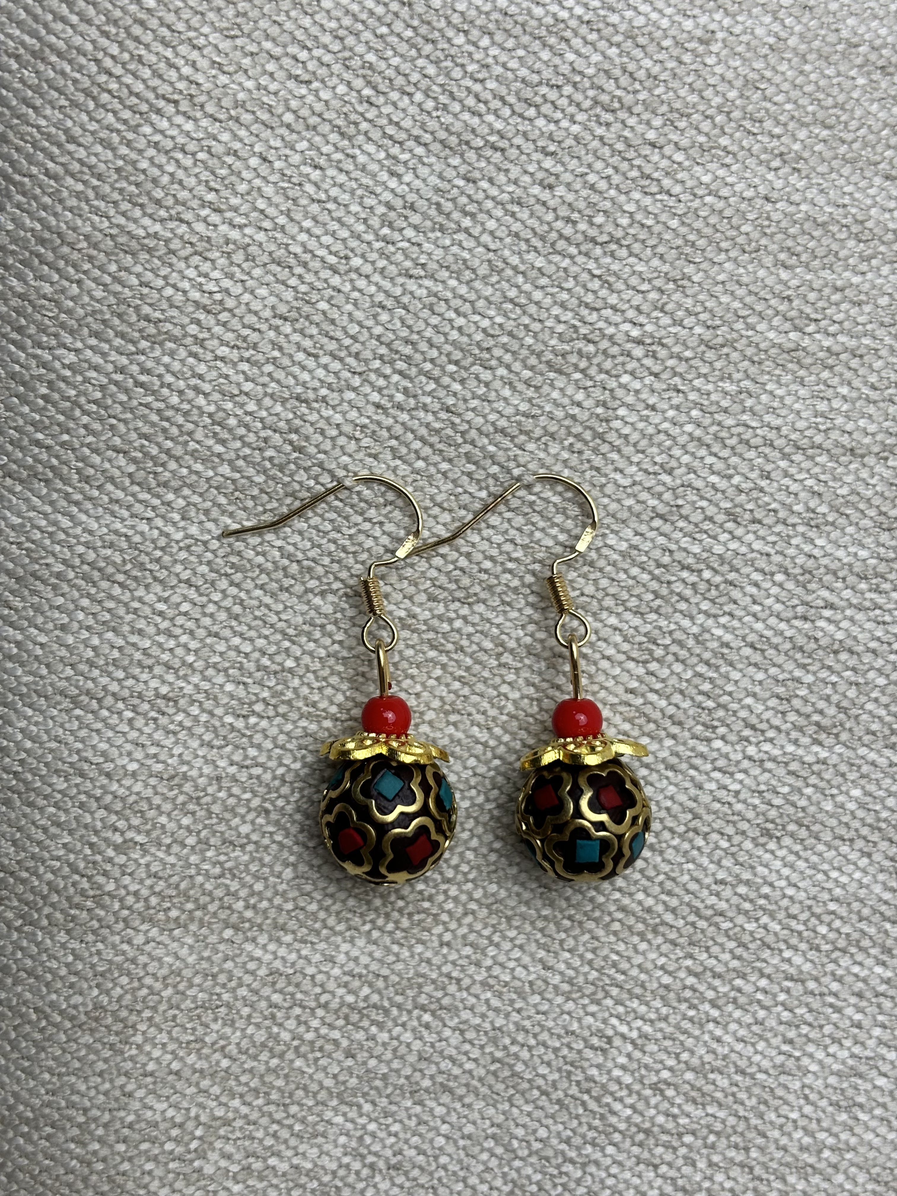 铜合金耳饰 手工民族风印尼风可爱时尚气质耳饰