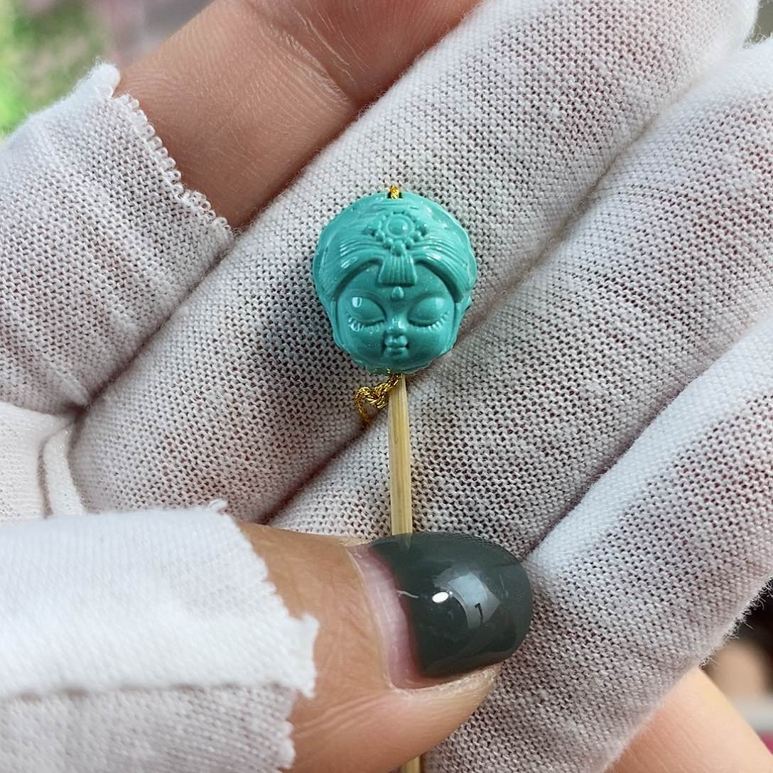 绿松石珠宝奇石未镶嵌