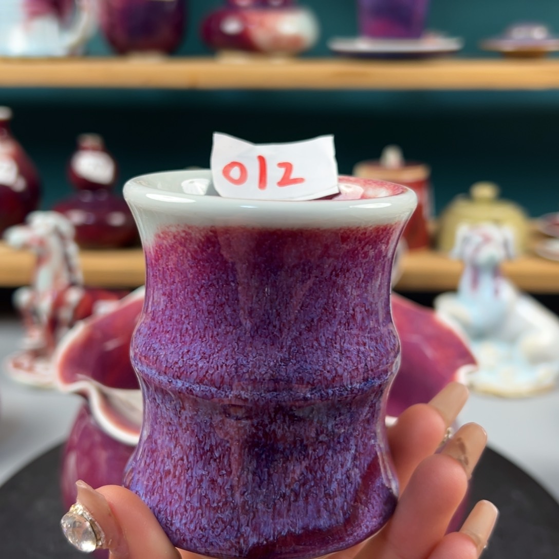 瓷片微瑕主人杯纯手工