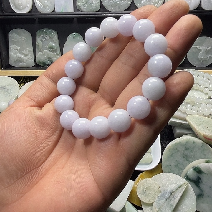 翡翠未镶嵌颈饰翡翠手串