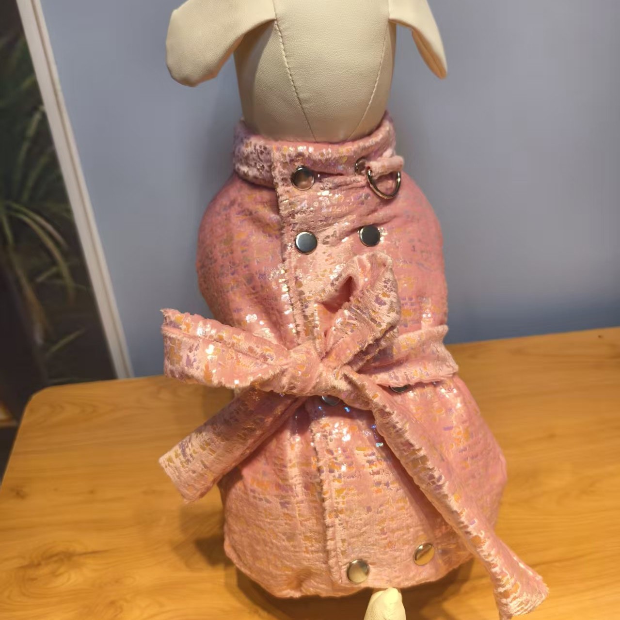 女宝专款狗狗冬季棉服全包肚加厚保暖（男宝勿拍）