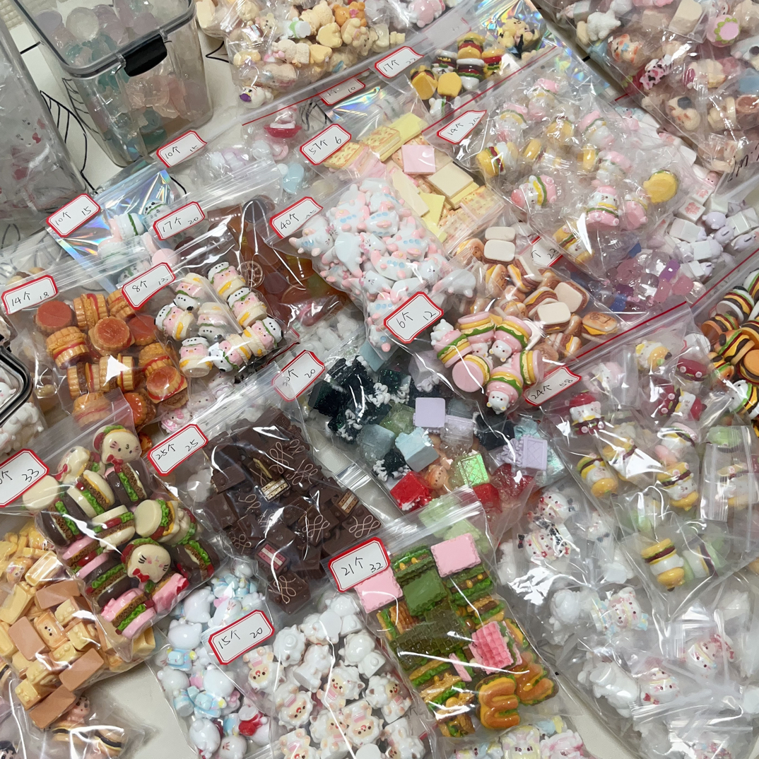 食玩树脂手工DIY饰品奶油胶配件