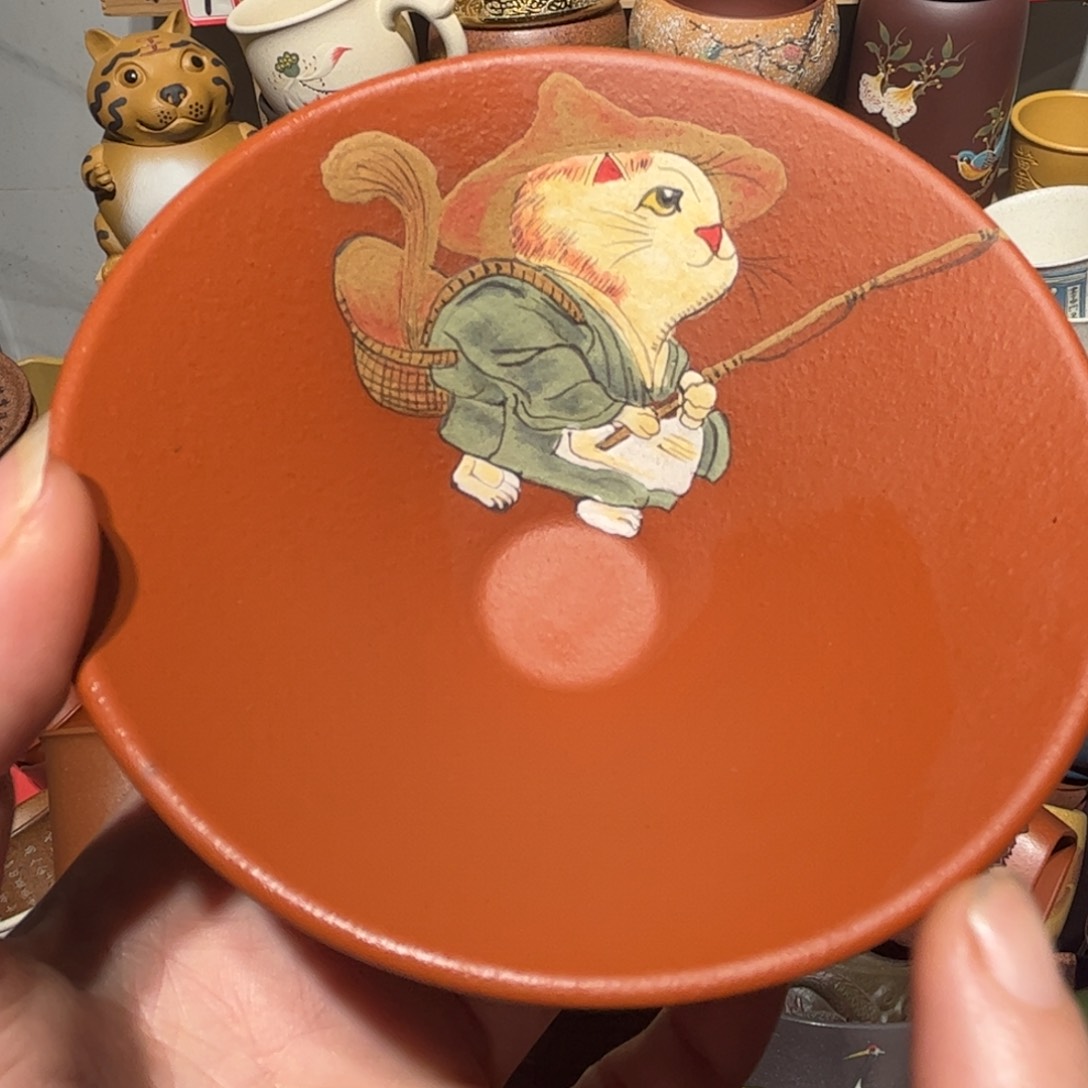 紫砂茶杯宜兴紫砂主人杯