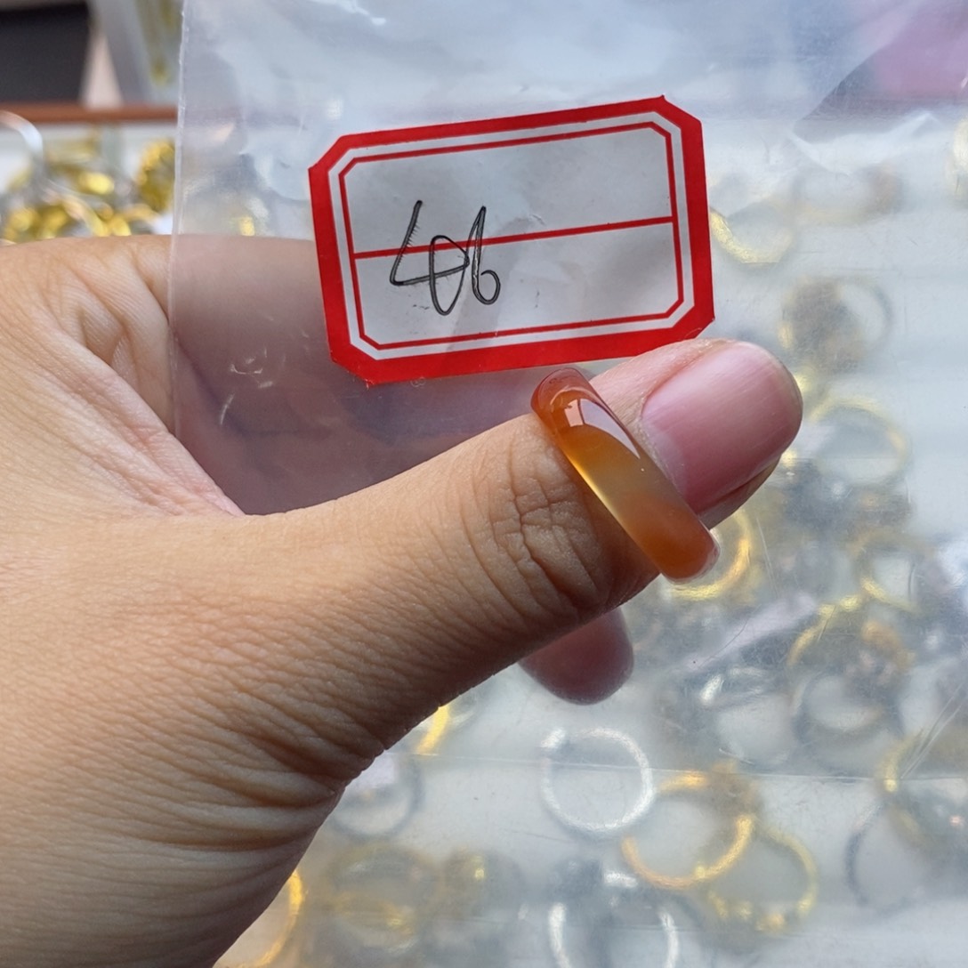 玛瑙/玉髓戒指未镶嵌玛瑙戒指