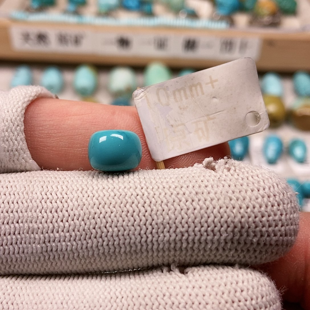 未镶嵌绿松石珠宝半成品