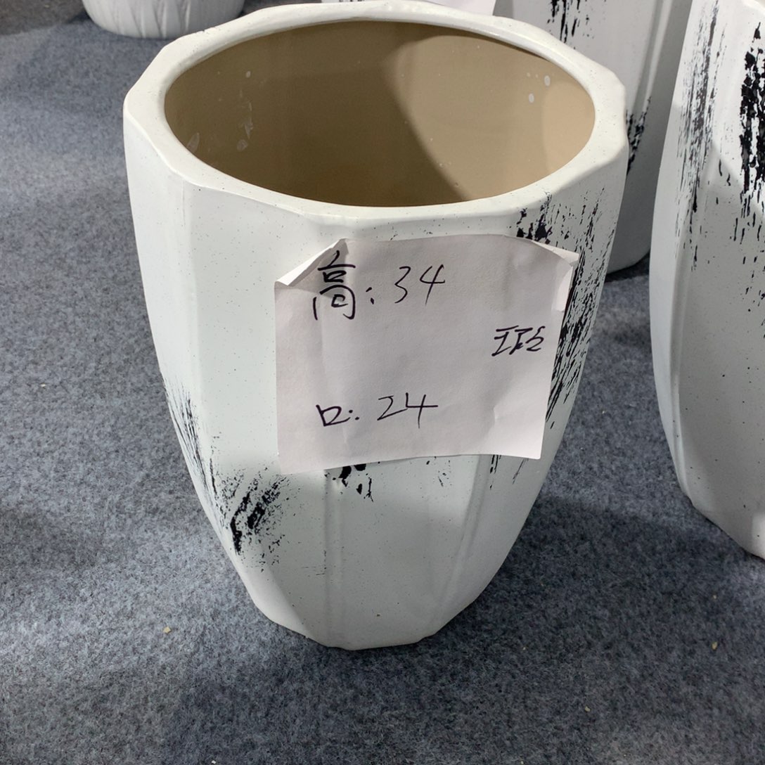 高温陶瓷花盆微瑕
