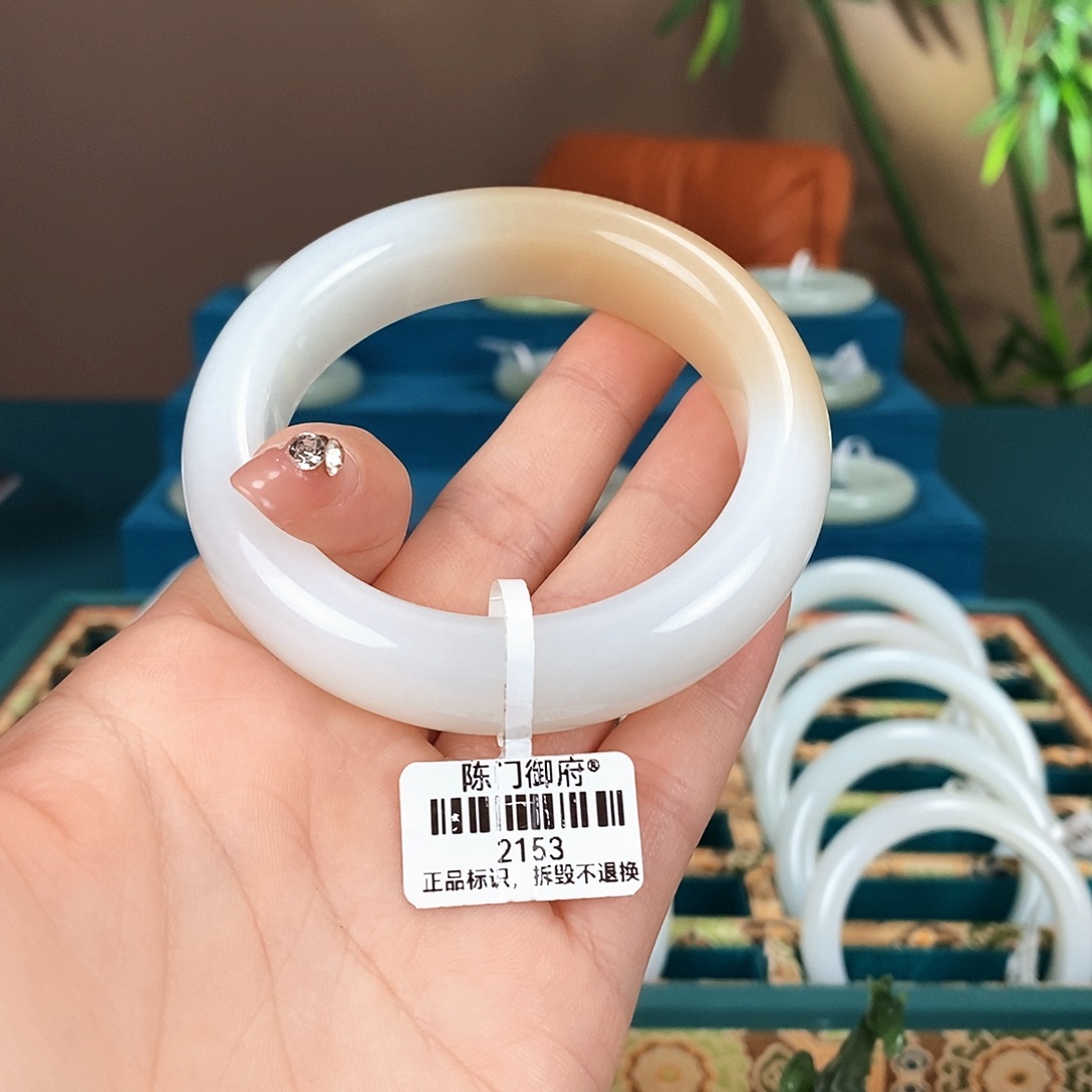 和田玉未镶嵌手镯2153