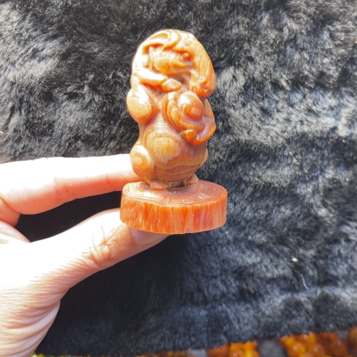 琥珀木原木琥珀木小马把件