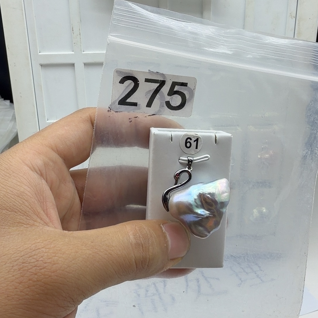 颈饰合金淡水珍珠