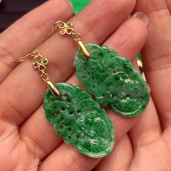 翡翠颈饰银S925镶嵌翡翠