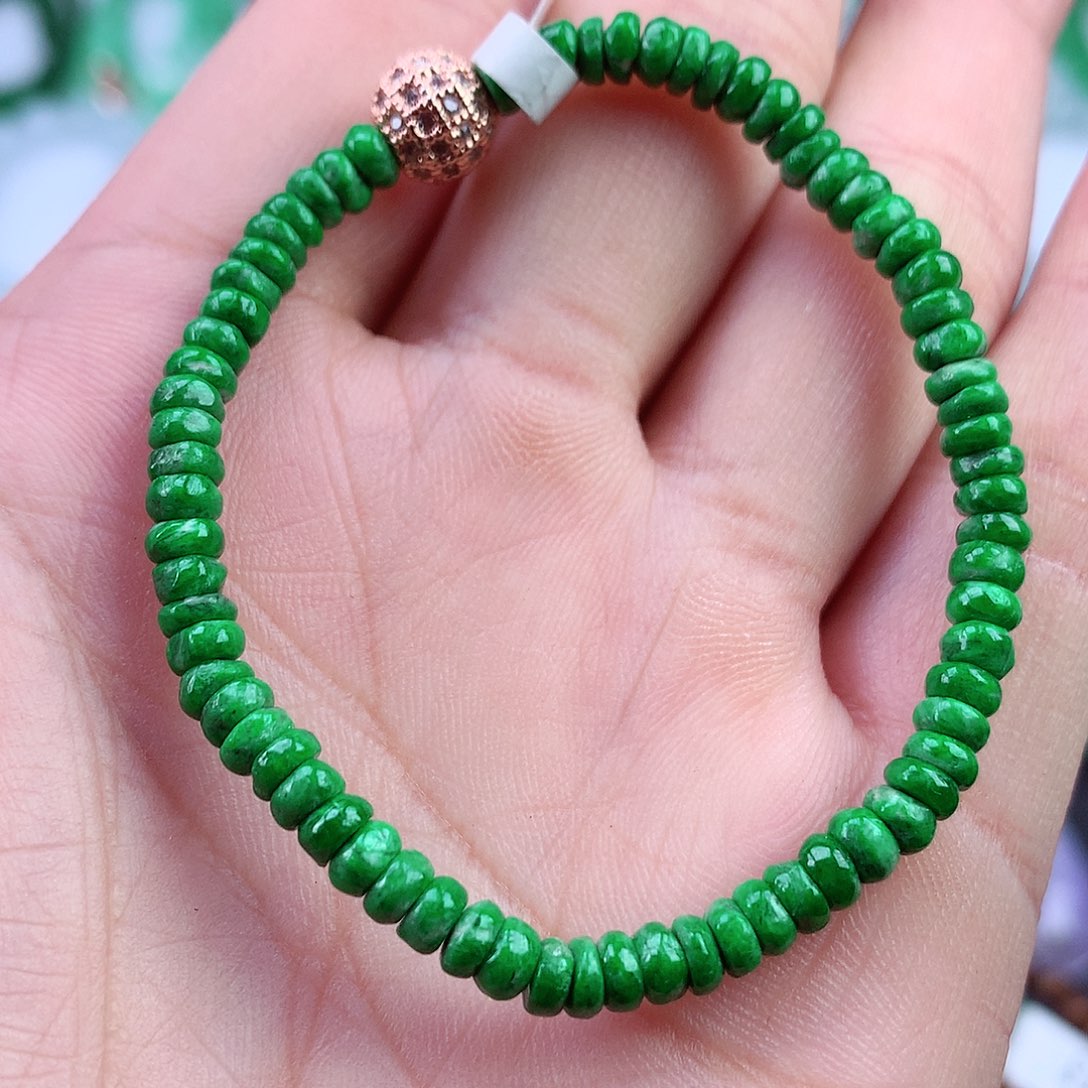 未镶嵌手链翡翠手串料