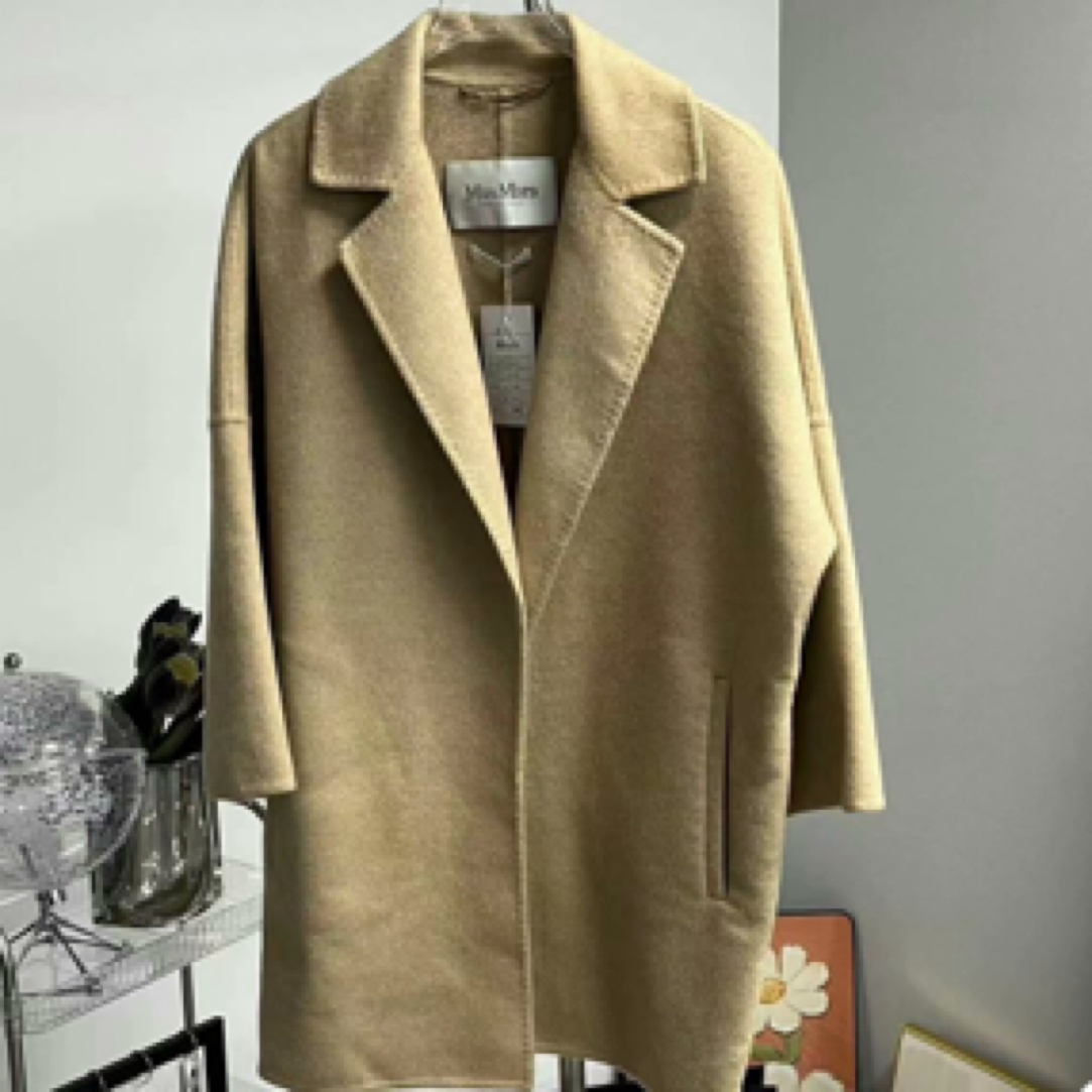 99新 MaxMara MaxMara 驼色 大衣外套/36码/F00377/JLSP
