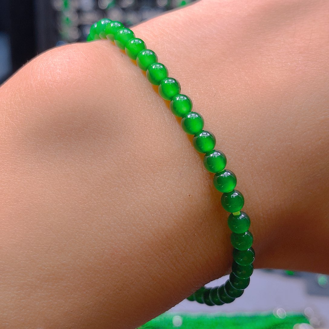 翡翠未镶嵌耳饰天然翡翠