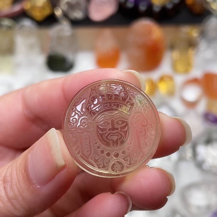 颈饰未镶嵌水晶黄水晶扎基拉姆