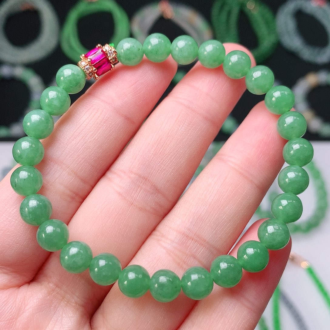 翡翠手链未镶嵌翡翠