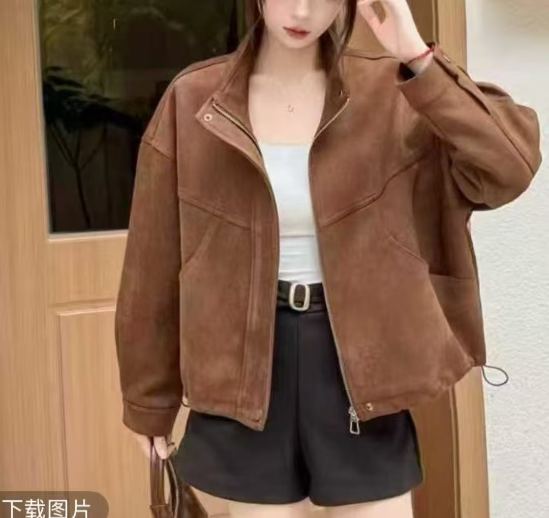 25B38麂皮绒外套XL（衣长55-57）
