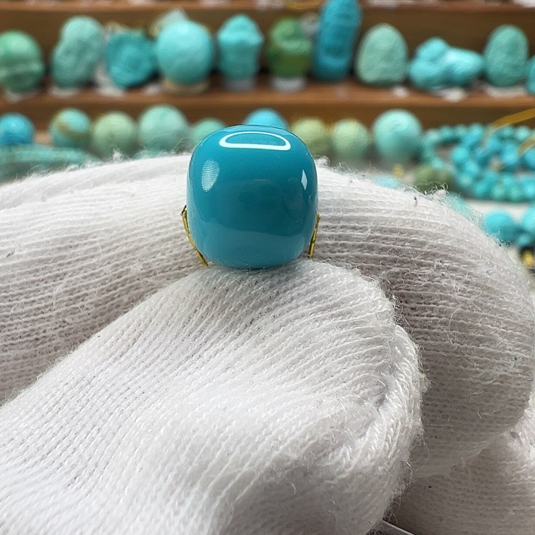 绿松石老型珠未镶嵌