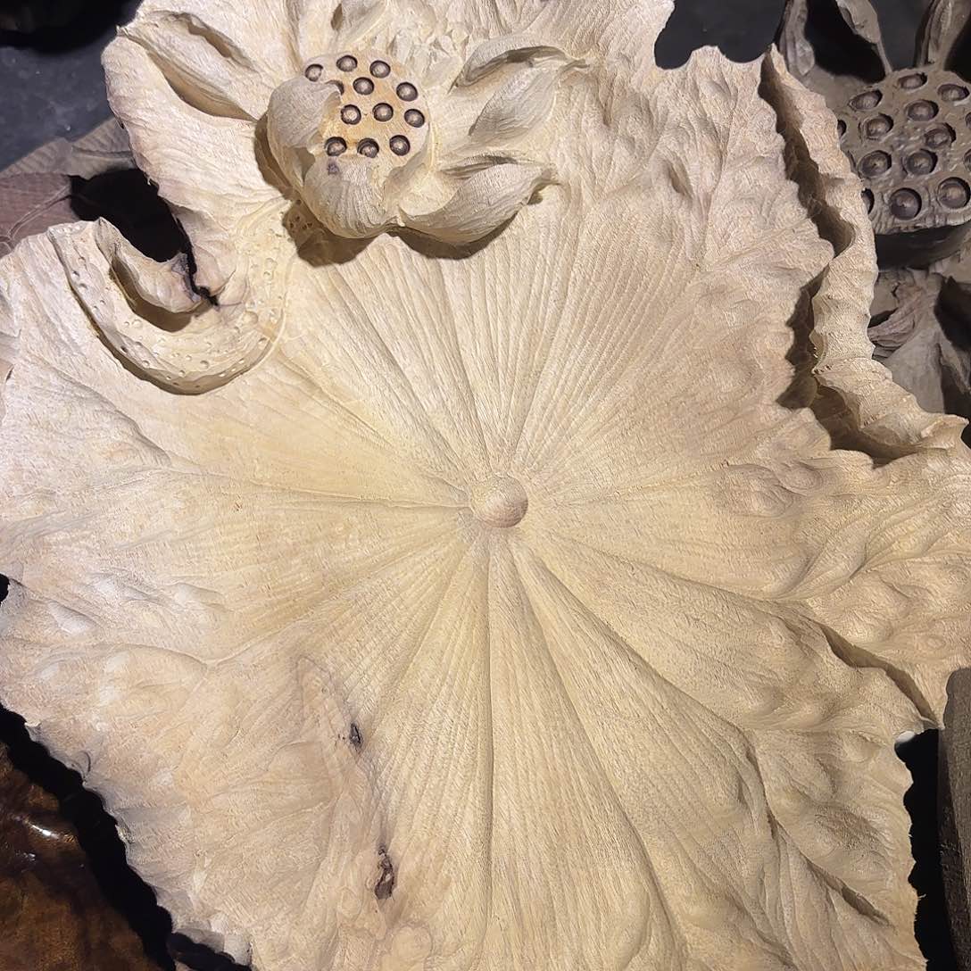 金丝楠小叶金丝楠木果盘