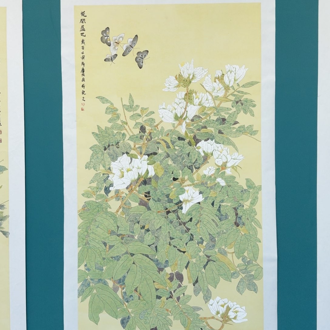 国画李庆友花鸟作品